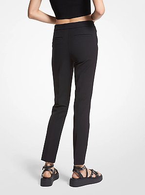 Stretch Crepe Pants