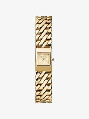 Mini Darrington Gold-Tone Chain-Link Watch