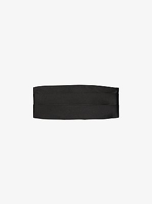 Silk-Wool Satin Cummerbund