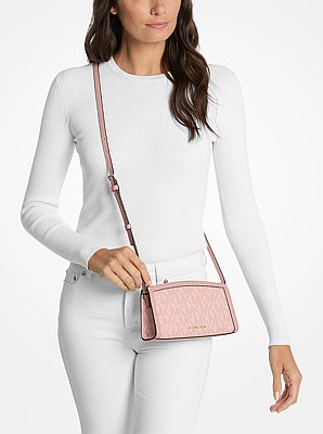 Jet Set Medium Signature Logo Crossbody Bag