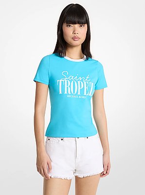 St. Tropez Stretch Cotton T-Shirt