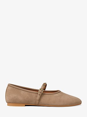 Chausson de ballet Phoebe en cuir &agrave; ornements