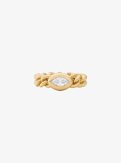 Marquise Cut Cubic Zirconia Ring