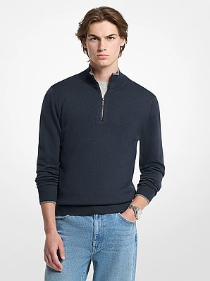 Wool Half-Zip Sweater