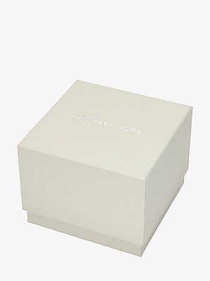 Ensemble-cadeau petite montre Everest de ton or et bracelet &agrave; pav&eacute;