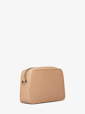 Jet Set Small Signature Logo Camera Crossbody Bag