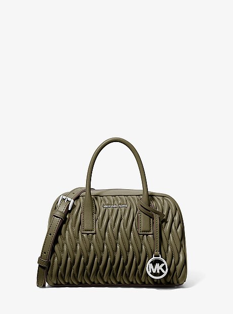 Ashton Small Matelass&eacute; Messenger Bag