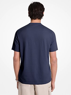 Piqu&eacute;-T-Shirt aus Baumwollmischung