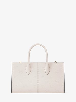 Bolso satchel Mirella mediano con logotipo grabado