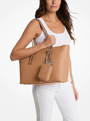 Quinn Large Pebbled Leather Tote Bag