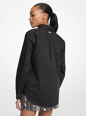 Stretch Cotton Poplin Shirt