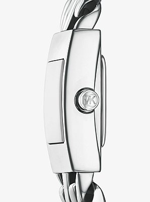 Mini Darrington Silver-Tone Chain-Link Watch