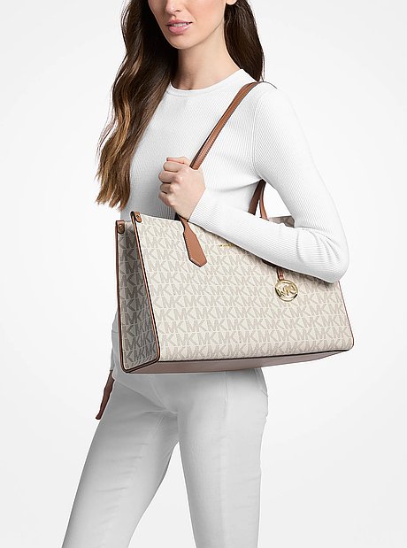 Maple Large Signature Logo Tote Bag