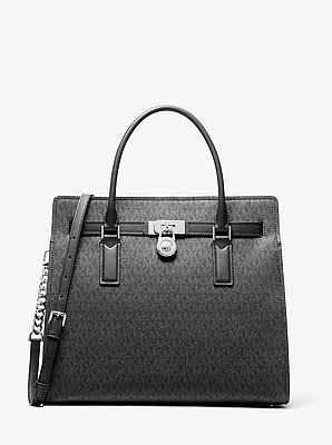 Bolso satchel grande Hamilton Moderne con logotipo exclusivo