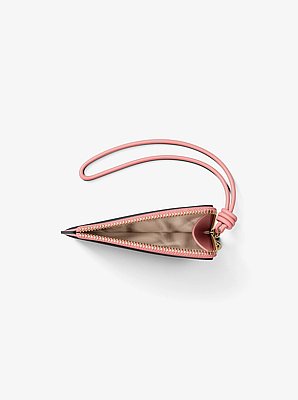 Kartenetui Jet Set Small aus gekrispeltem Leder mit Handschlaufe
