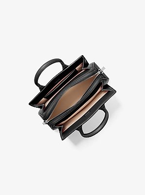 Laila Small Studded Leather Satchel