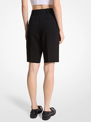 Bermudashorts aus Krepp