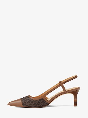 Alora Signature Logo Slingback Pump