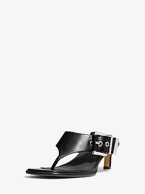 Sandalia Rowen de piel con tira en T