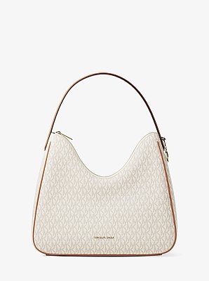 Nayla Medium Signature Logo Shoulder Bag