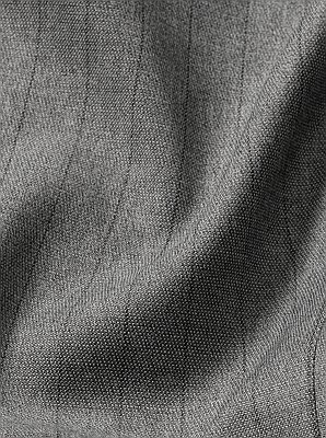 Pinstripe Stretch Wool Blend Blazer