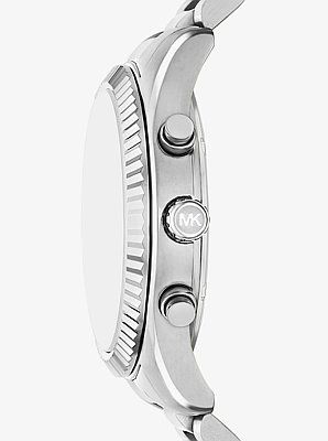 Oversized Lexington Silver-Tone Watch
