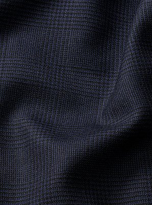 Glen Plaid Wool Blend Blazer