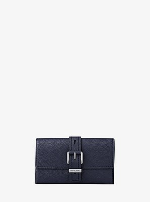 Nolita Medium Pebbled Leather Tri-Fold Wallet