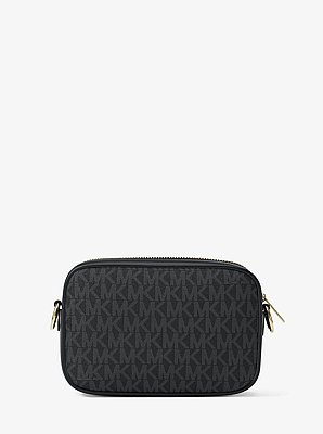 Jet Set Small Signature Logo Camera Crossbody Bag