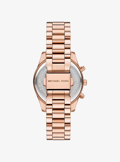 Lexington Pav&eacute; Rose Gold-Tone Watch 