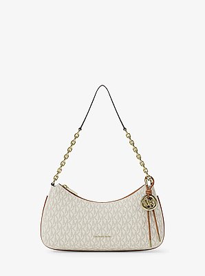 Pochette Nolita de taille moyenne &agrave; cha&icirc;ne et logo Signature