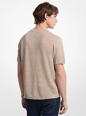 Linen and Cotton T-Shirt
