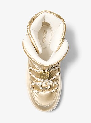 Romey Metallic Lace-Up Boot