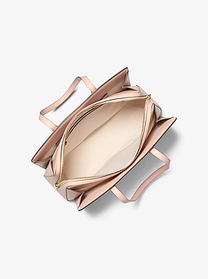 Laila Medium Signature Logo Tote Bag