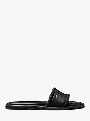Dana Leather Slide Sandal