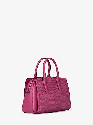 Laila Small Signature Logo Satchel