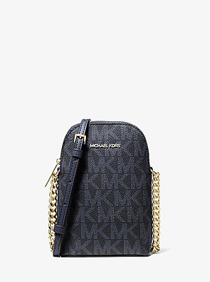 Small Signature Logo Smartphone Crossbody Bag