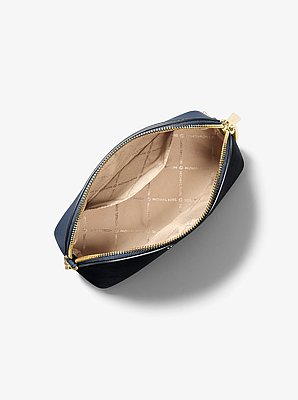 Cindy Large Leather Dome Crossbody Bag