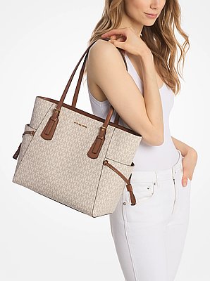 Voyager Large Signature Logo Tote Bag