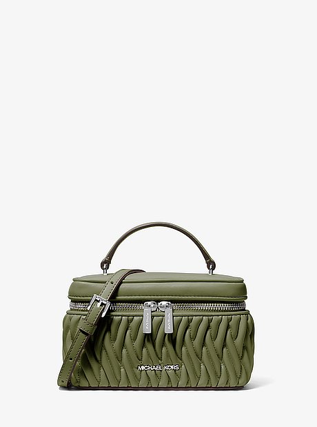 Sac &agrave; bandouli&egrave;re Vivi matelass&eacute; de style trousse de maquillage