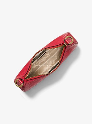 Bandolera Cora grande de piel granulada con cadena de eslabones