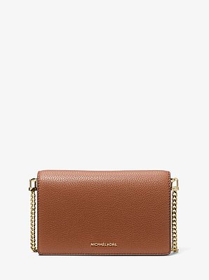 Jet Set Medium Pebbled Leather Crossbody Bag
