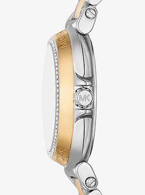 Mini Maren Pav&eacute; Two-Tone Watch