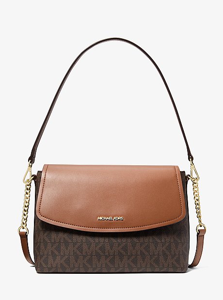 Ida Signature Logo Convertible Shoulder Bag