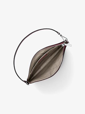 Jet Set Travel Metallic and Signature Logo Wristlet