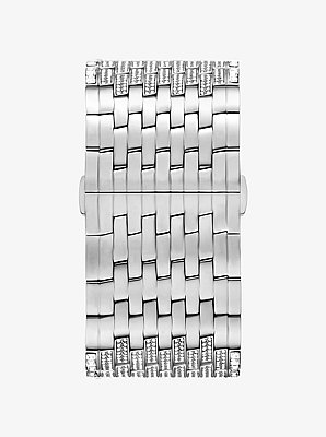 Limited-Edition Georgie Pav&eacute; Silver-Tone Watch
