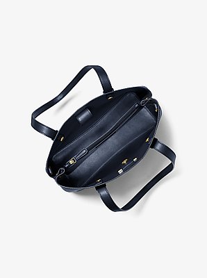 Mel Small Saffiano Leather Tote Bag