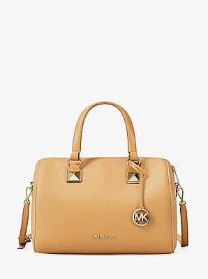 Bolso de lona Grayson de piel granulada