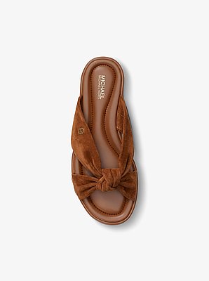 Elena Suede Slide Sandal