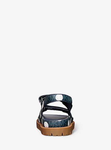 Holland Polka Dot Signature Logo Sandal